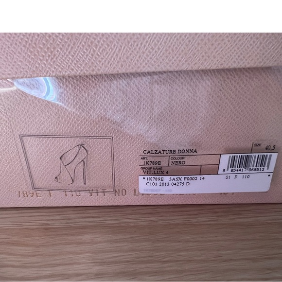 Prada Black Peep Toe Ankle Boots - Picture 5 of 5